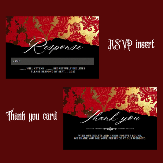 Invitation Digital Templates: Red TST Wallpaper