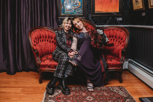 A + R : A spring wedding ceremony at The Satanic Temple Salem