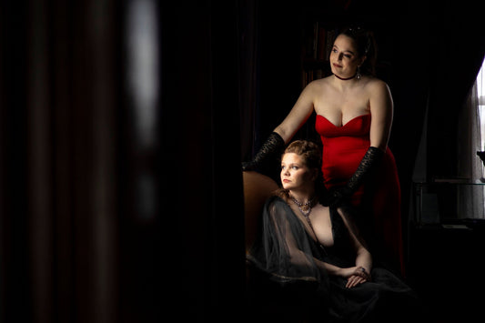 A styled shoot at The Satanic Temple Salem by Danielle Ariadne Photography