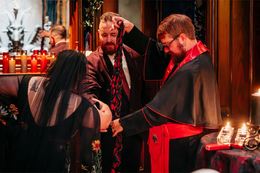 L + J : A handfasting at The Satanic Temple Salem
