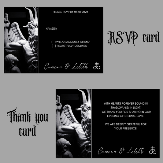 Invitation Digital Templates: Baphomet