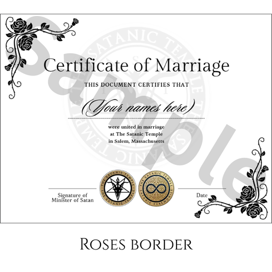Commemorative Marriage License Add-On