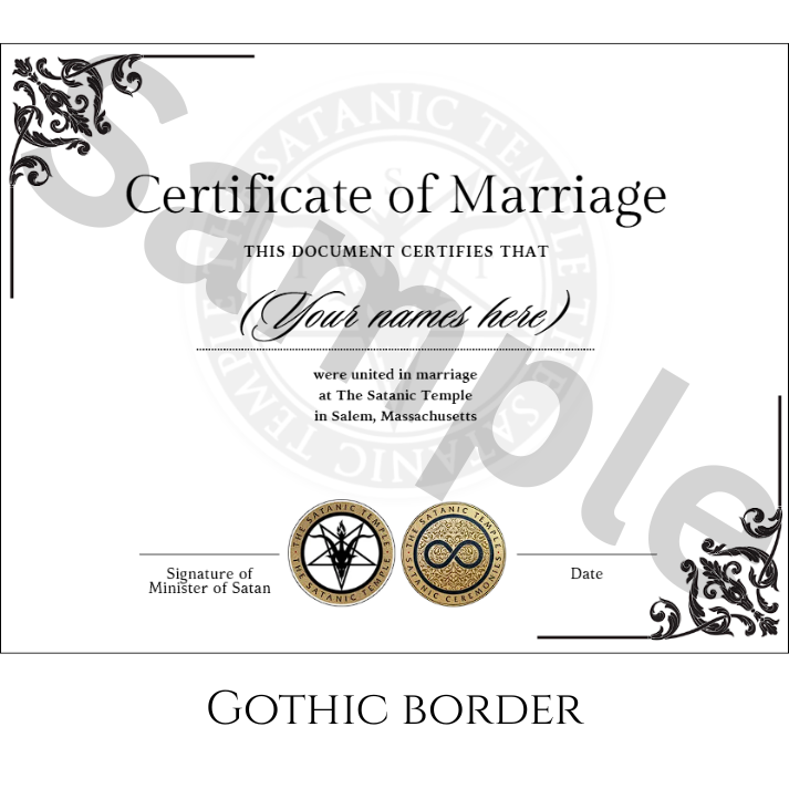 Commemorative Marriage License Add-On